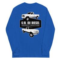 Thumbnail for 6.9 IDI Diesel Truck long sleeve Shirt in blue