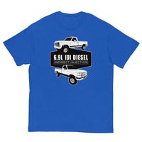 Thumbnail for 6.9 IDI Diesel OBS Truck T-Shirt-In-Royal-From Aggressive Thread