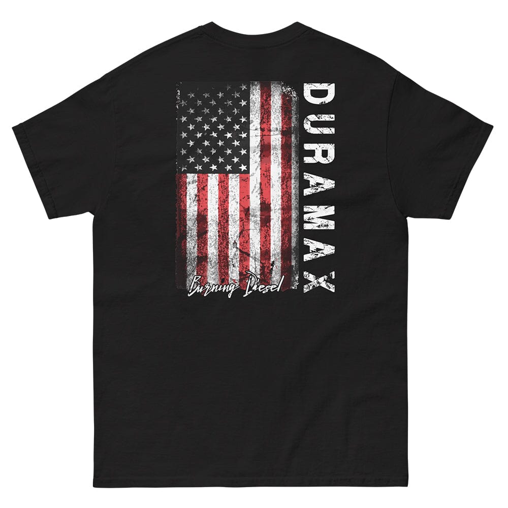 Duramax American Flag T-Shirt Back Printed 