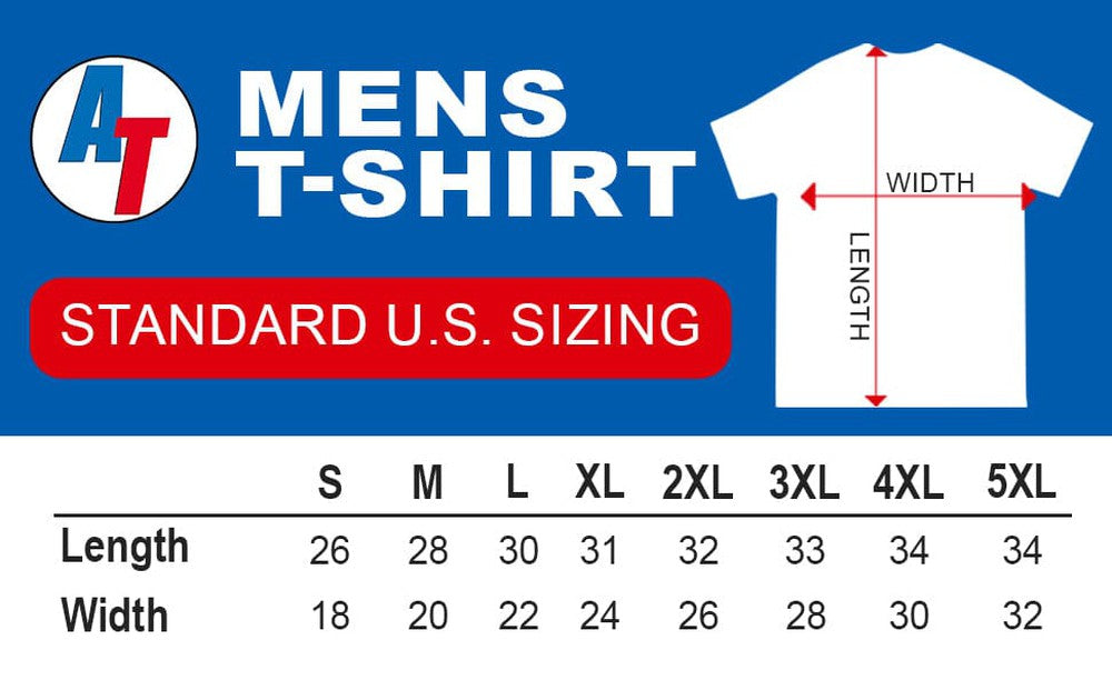 4th Gen Camaro SS T-Shirt size chart