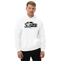Thumbnail for Man posing in 68-72 Nova Hoodie From Aggressive Thread - Color White