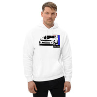 Thumbnail for Man wearing a White 5th Gen Camaro T-Shirt From Aggressive Thread Muscle Car Apparel