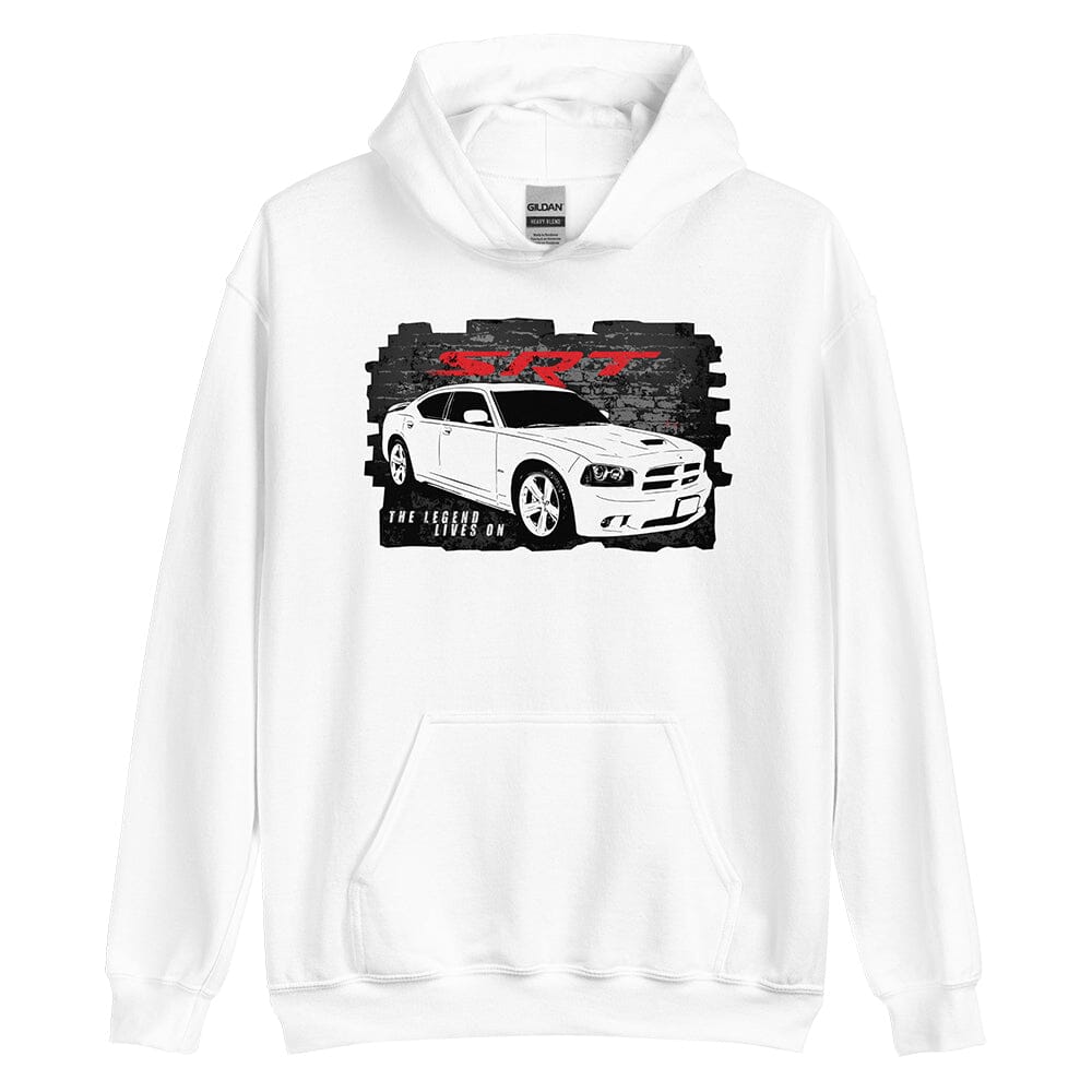 2006-2010 Dodge Charger SRT8 Hoodie From Aggressive Thread - White