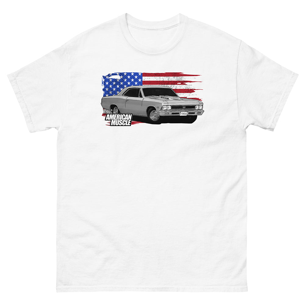1966 Chevelle SS T-Shirt in white From Aggressive Thread