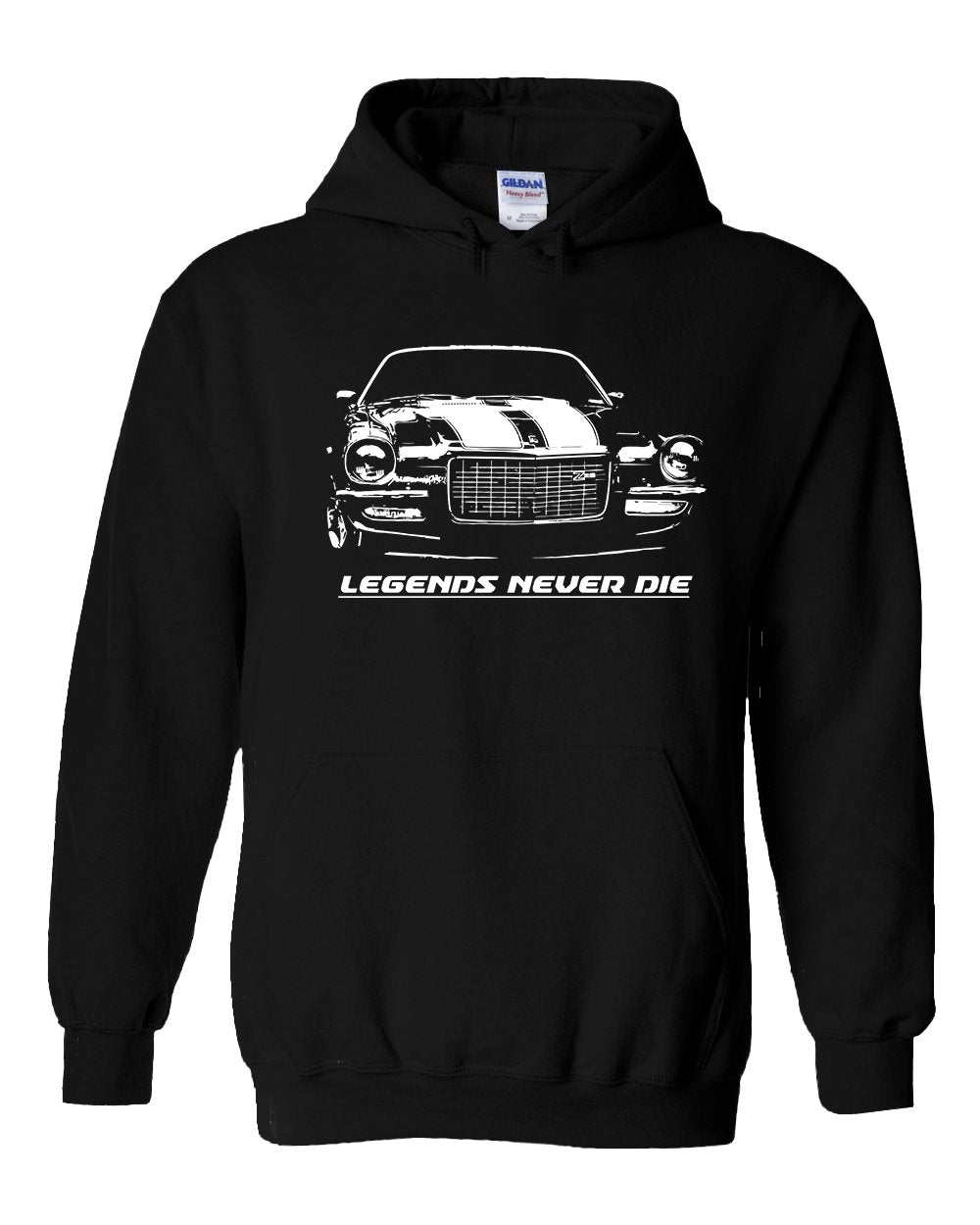 Chevy Camaro Split Bumper Hoodie Sweatshirt | Aggressive Thread Muscle Car Apparel 