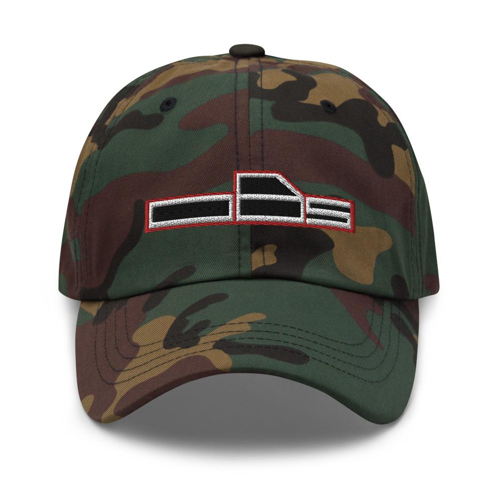 OBS Truck Hat With Adjustable Strap-In-Green Camo-From Aggressive Thread