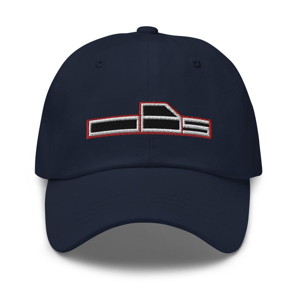 OBS Truck Hat With Adjustable Strap-In-Navy-From Aggressive Thread