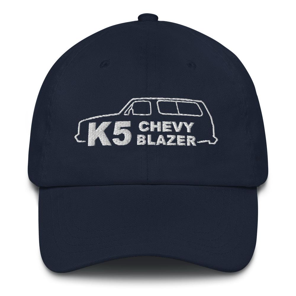 K5 Blazer hat from aggressive thread in navy