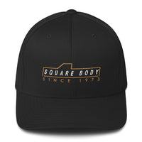 Thumbnail for square body sice 1973 hat from aggressive thread in black