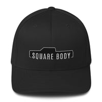 Thumbnail for Front View of crew cab Square Body Hat From Aggressive Thread in Black