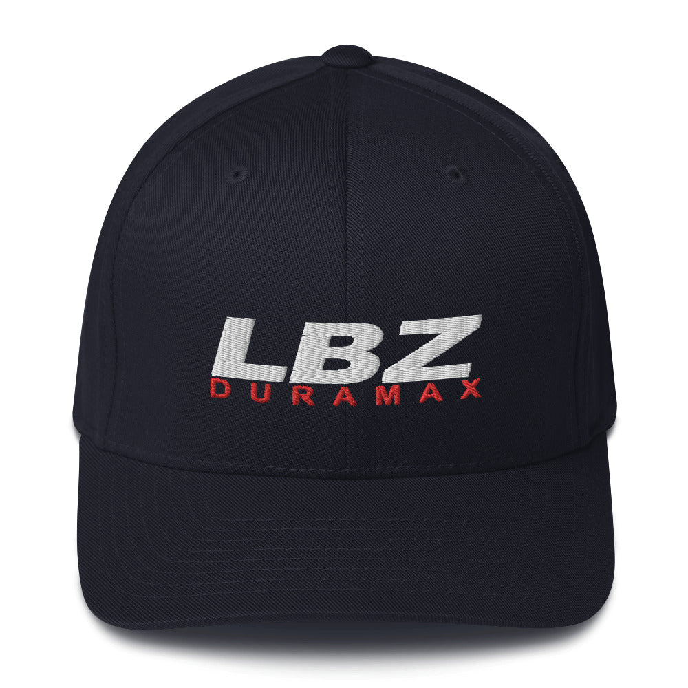 LBZ Duramax Hat Flexfit Basesball Cap-In-Dark Navy-From Aggressive Thread
