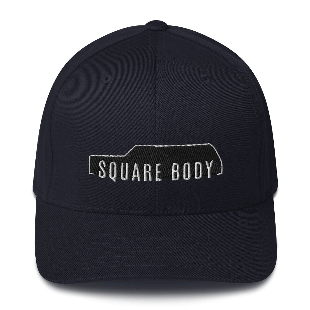 Square Body Suburban Hat From Aggressive Thread in Navy