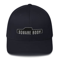 Thumbnail for crew cab Square Body Hat From Aggressive Thread in Navy