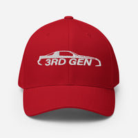 Thumbnail for Third Gen Camaro Hat Flexfit Cap in red