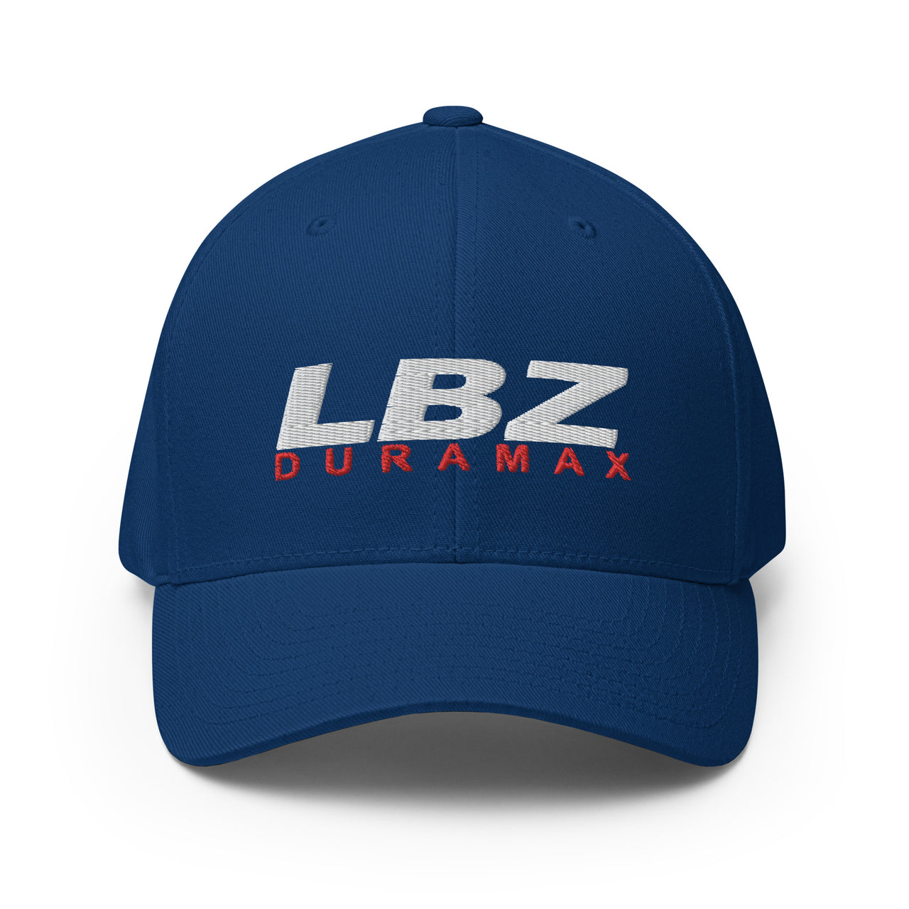 LBZ Duramax Hat Flexfit Basesball Cap-In-Royal Blue-From Aggressive Thread