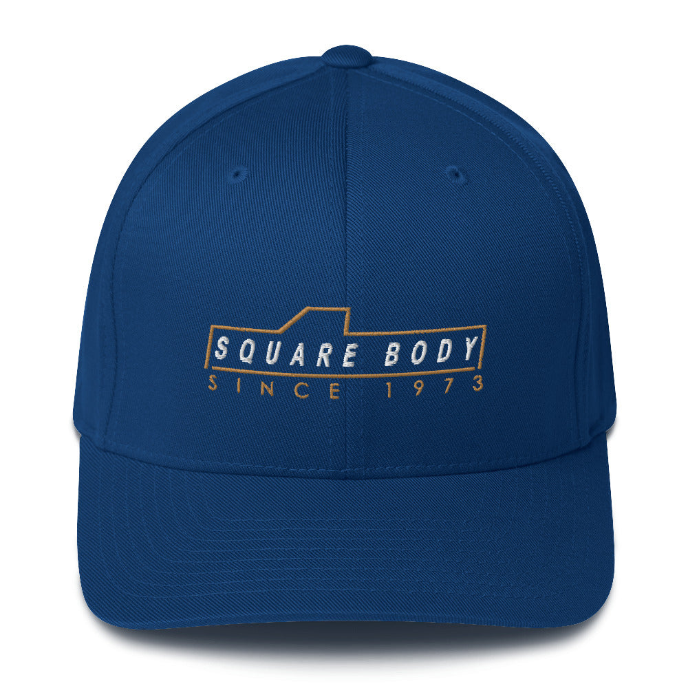 square body sice 1973 hat from aggressive thread in blue