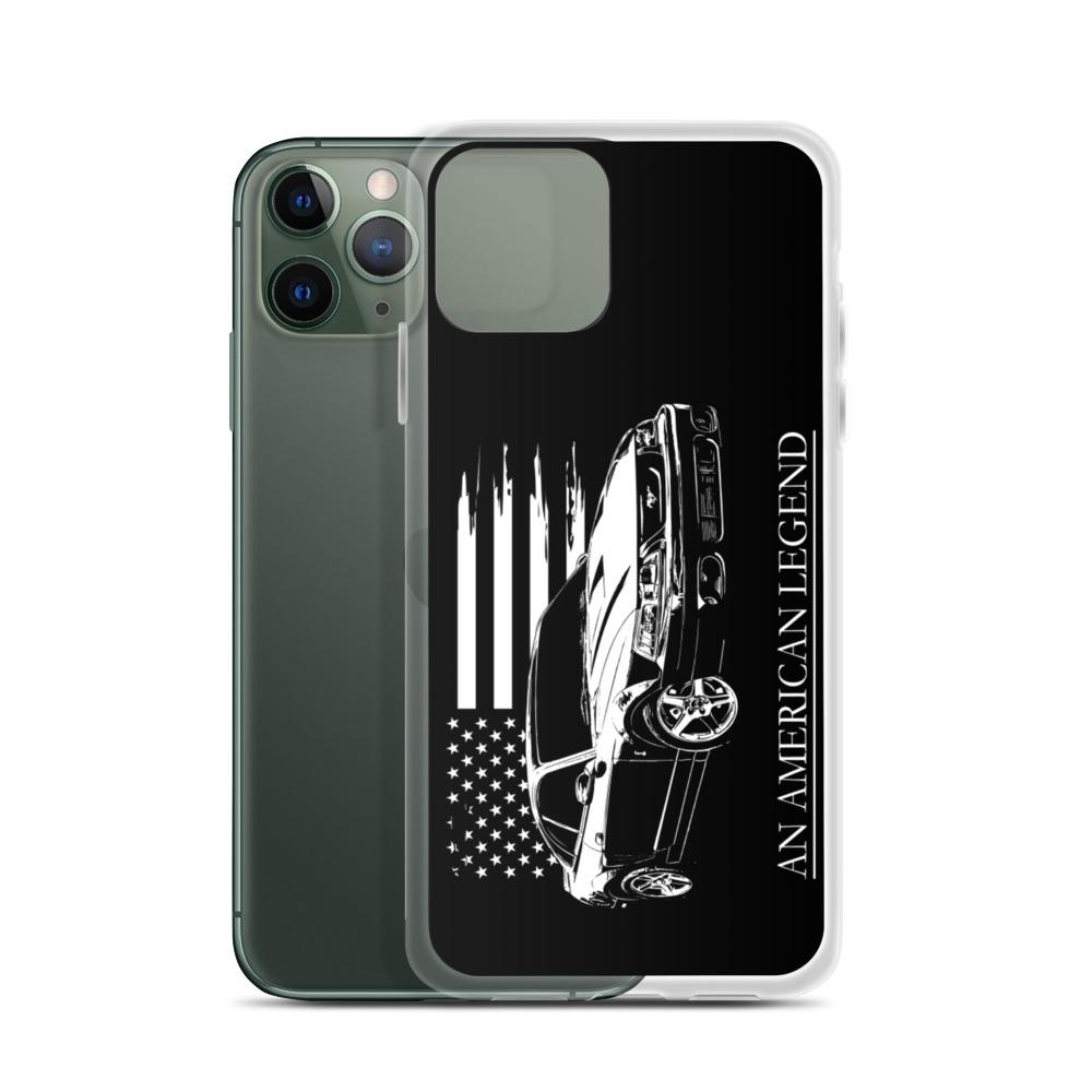 Mustang Cobra American Flag Protective Phone Case - Fits iPhone-In-iPhone 11-From Aggressive Thread