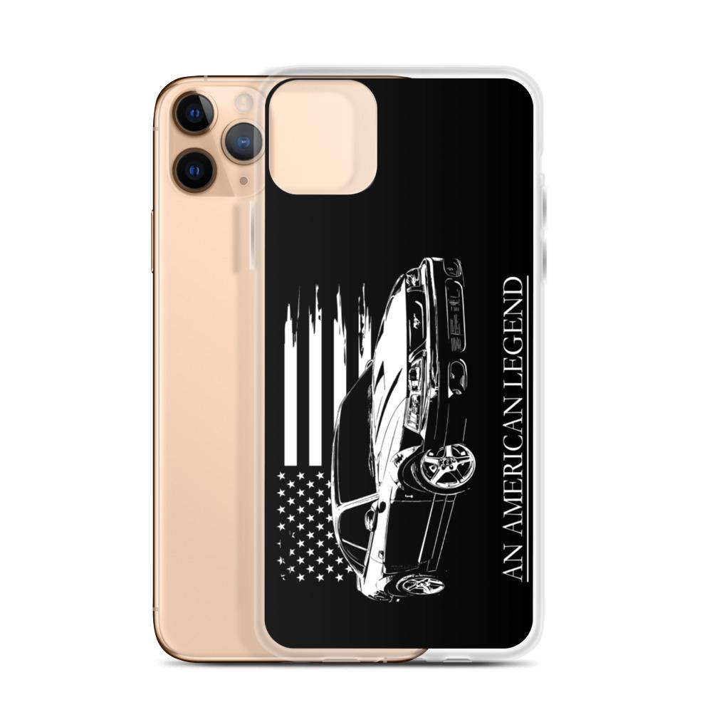 Mustang Cobra American Flag Protective Phone Case - Fits iPhone-In-iPhone 11-From Aggressive Thread