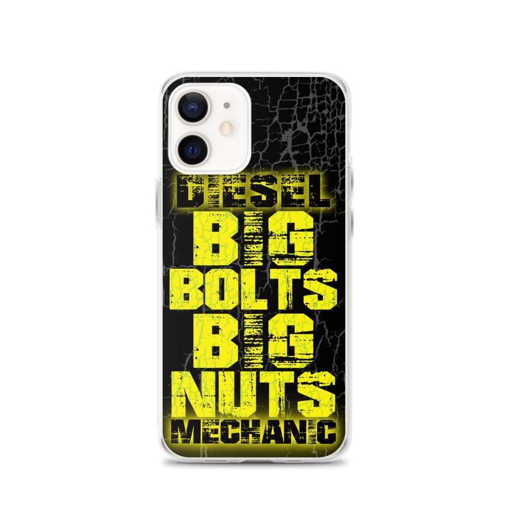 Mechanic - Big Bolts Big Nuts-Phone Case - Fits iPhone-In-iPhone 12-From Aggressive Thread