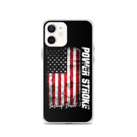 Thumbnail for Powerstroke Power Stroke American Flag Protective Phone Case - Fits iPhone-In-iPhone 12-From Aggressive Thread