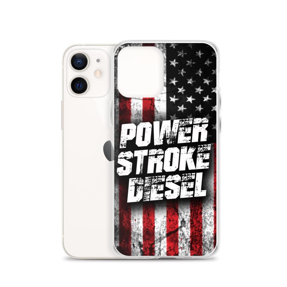 Power Stroke American Flag Phone Case - Fits iPhone-In-iPhone 7 Plus/8 Plus-From Aggressive Thread