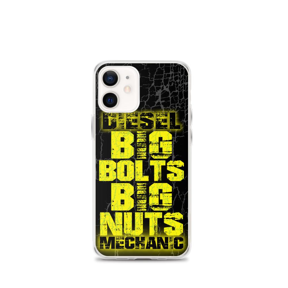 Mechanic - Big Bolts Big Nuts-Phone Case - Fits iPhone-In-iPhone 12 mini-From Aggressive Thread