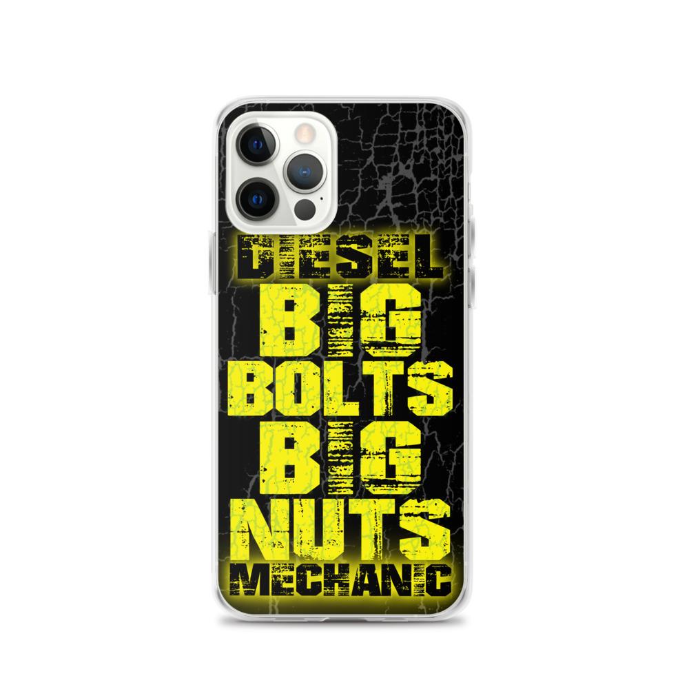 Mechanic - Big Bolts Big Nuts-Phone Case - Fits iPhone-In-iPhone 12 Pro-From Aggressive Thread