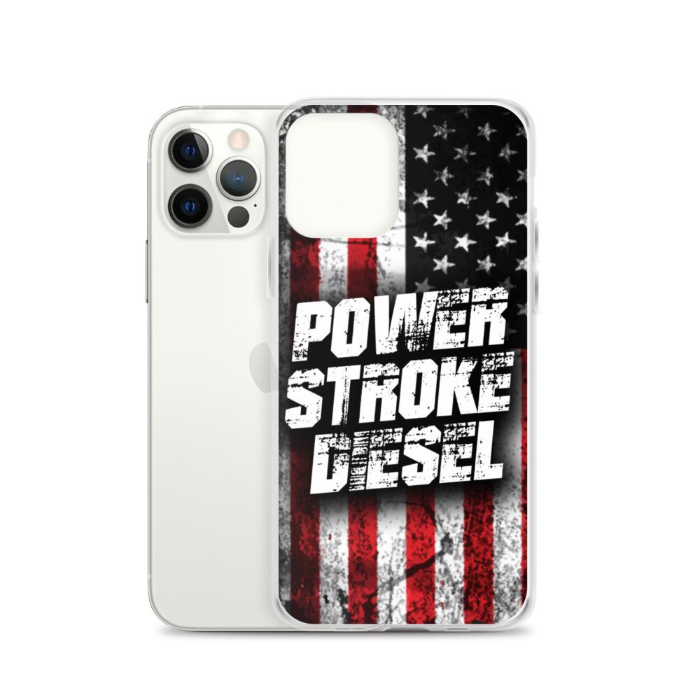 Power Stroke American Flag Phone Case - Fits iPhone