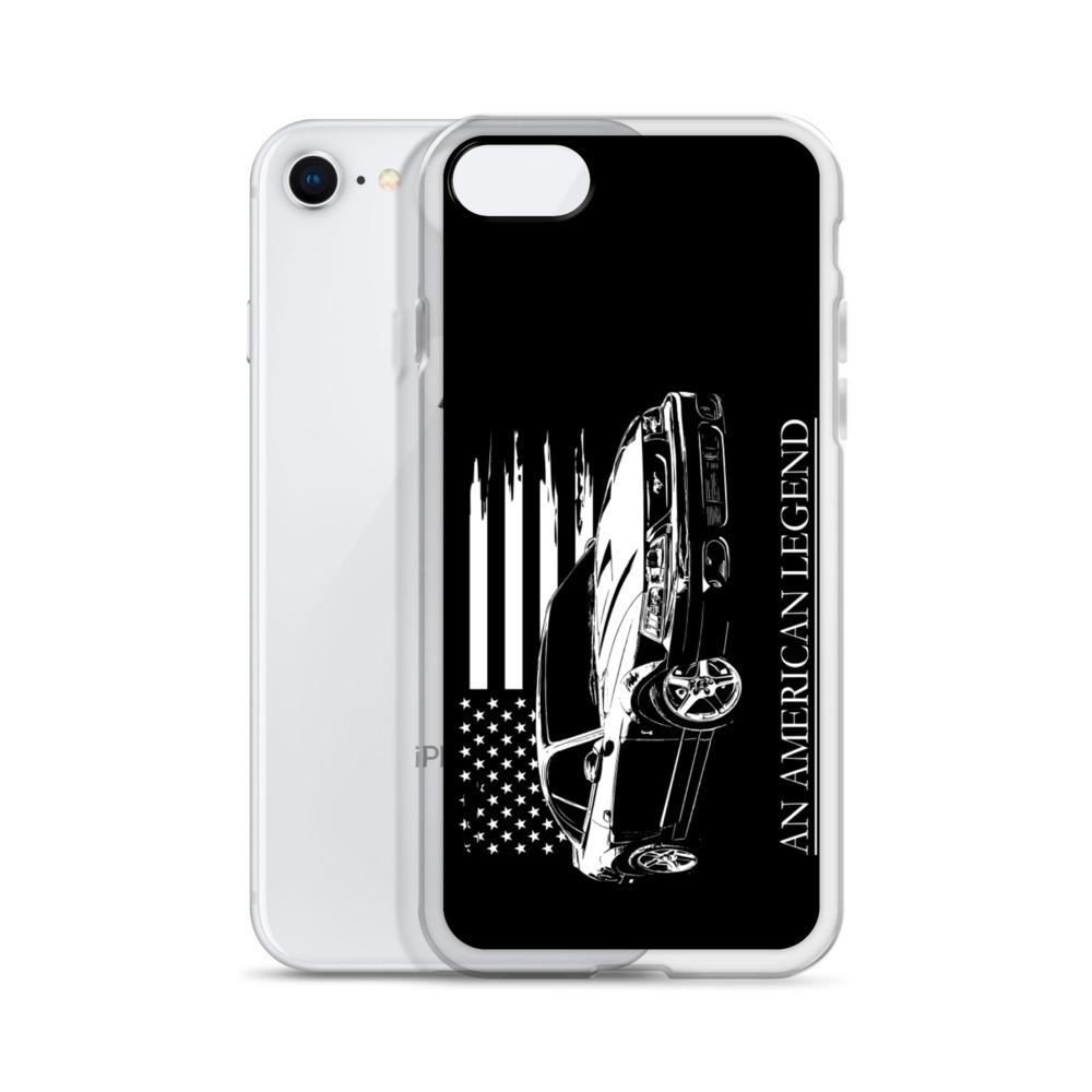 Mustang Cobra American Flag Protective Phone Case - Fits iPhone-In-iPhone 11-From Aggressive Thread