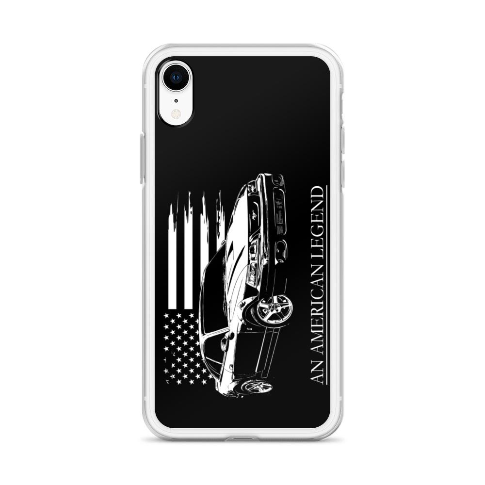 Mustang Cobra American Flag Protective Phone Case - Fits iPhone-In-iPhone 11-From Aggressive Thread