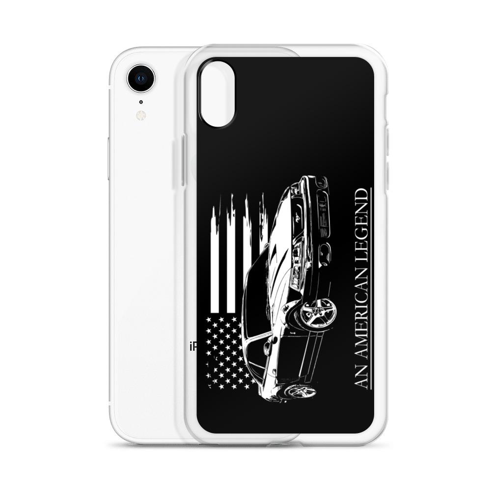 Mustang Cobra American Flag Protective Phone Case - Fits iPhone-In-iPhone 11-From Aggressive Thread