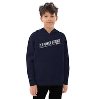 Thumbnail for 7.3 Power Stroke Hoodie Sweatshirt KIDS SIZES-In-Navy Blazer-From Aggressive Thread
