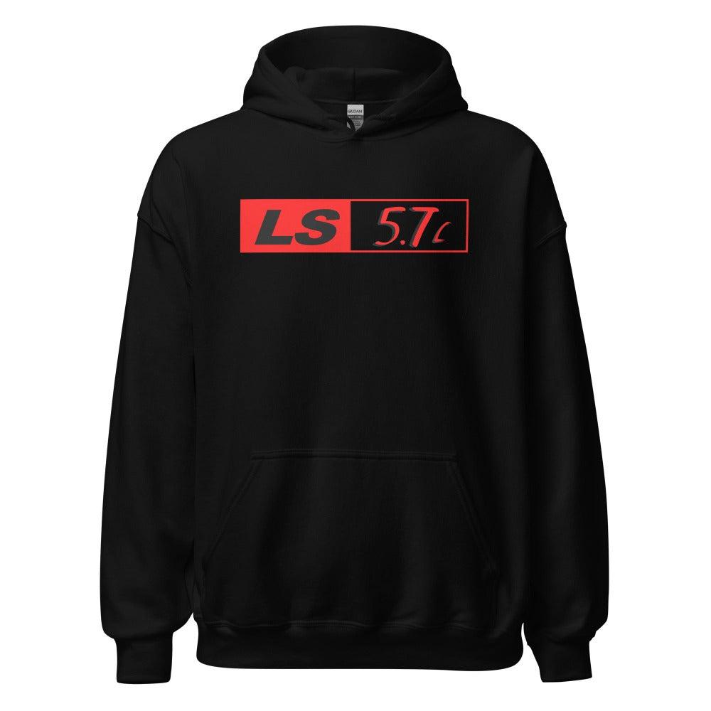LS 5.7 LS1 Engine Hoodie Sweatshirt - black