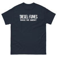 Thumbnail for Funny Diesel Truck Shirt In Navy From Aggressive Thread
