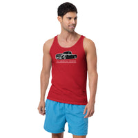 Thumbnail for Man modeling 70-72 C10 Tank Top - red
