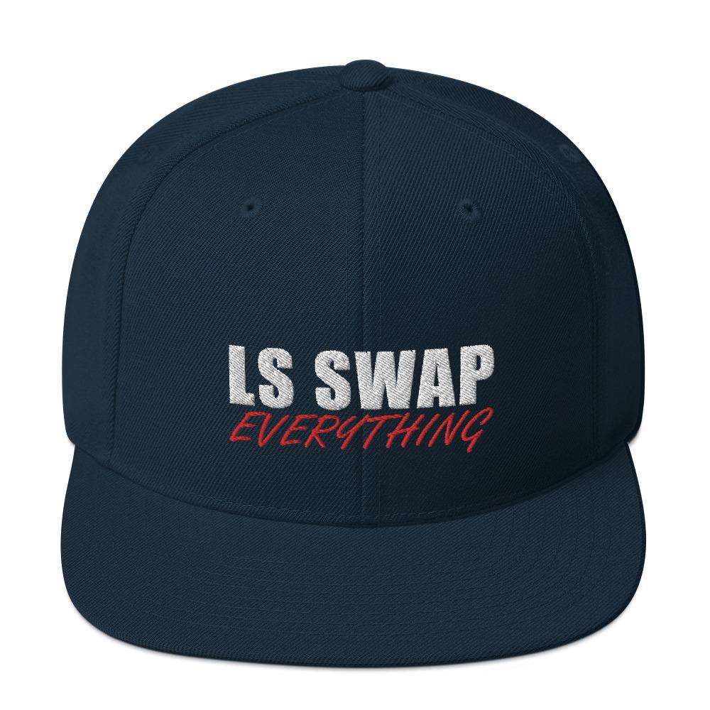 LS Swap Snapback Hat-In-Dark Navy-From Aggressive Thread