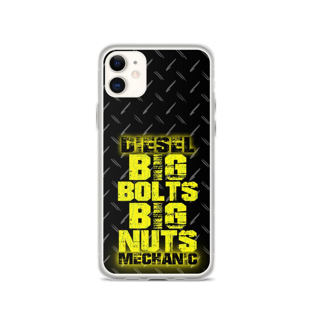 Mechanic - Big Bolts Big Nuts-Phone Case - Fits iPhone-In-iPhone 11-From Aggressive Thread