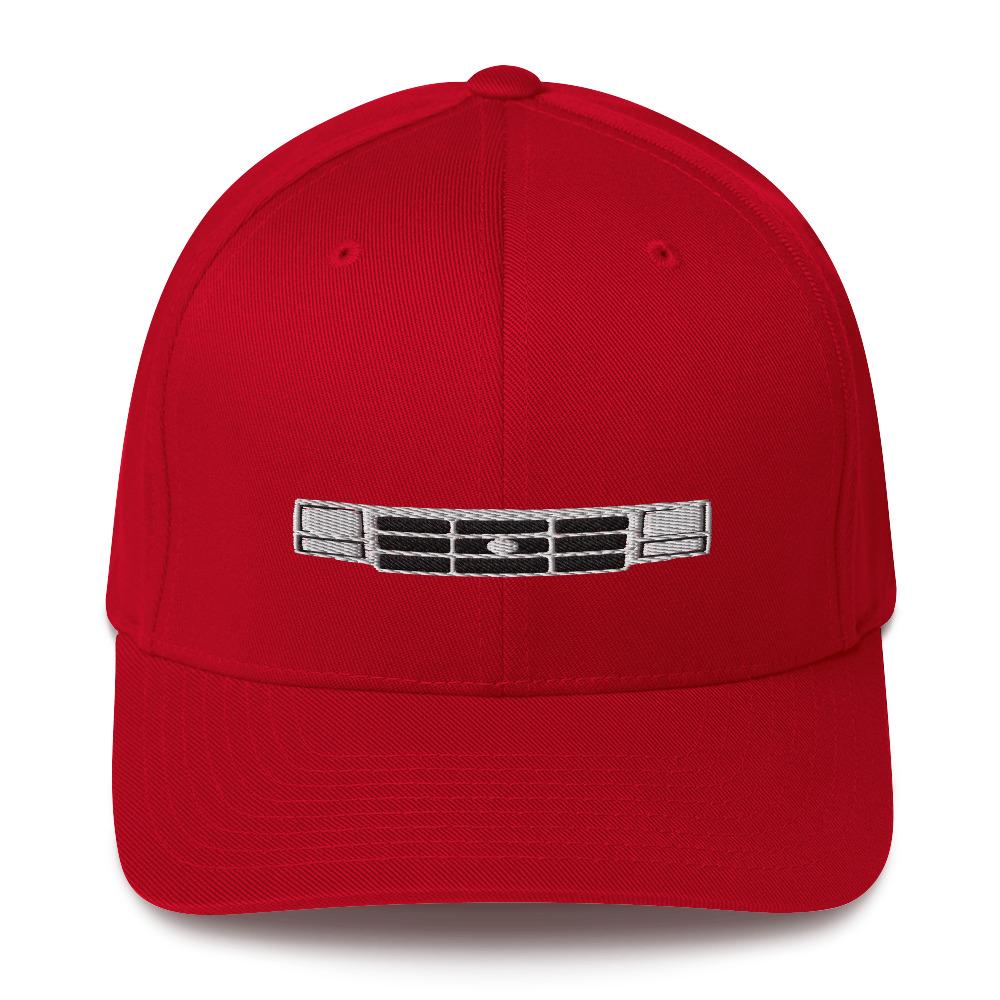 OBS Hat (closed back)-In-Red-From Aggressive Thread