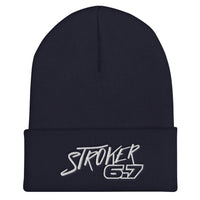 Thumbnail for Power Stroke 6.7 Cuffed Beanie-In-Navy-From Aggressive Thread