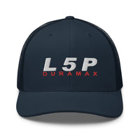 Thumbnail for L5P Duramax Hat Trucker Cap-In-Navy-From Aggressive Thread