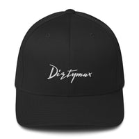 Thumbnail for Duramax Dirtymax Flexfit Hat Structured Twill Cap (closed back)-In-Black-From Aggressive Thread
