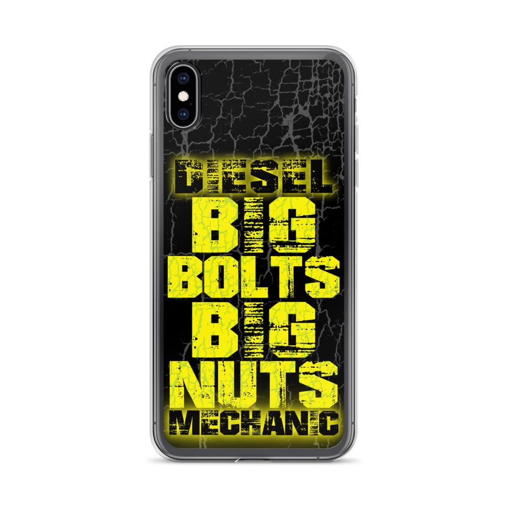 Mechanic - Big Bolts Big Nuts-Phone Case - Fits iPhone-In-iPhone XS Max-From Aggressive Thread