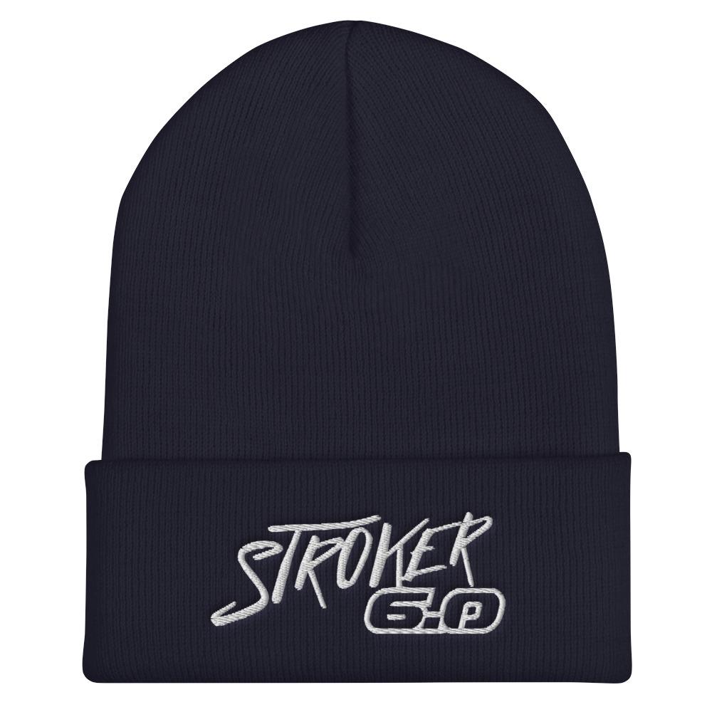 Power Stroke 6.0 Winter Hat Cuffed Beanie-In-Navy-From Aggressive Thread