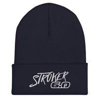 Thumbnail for Power Stroke 6.0 Winter Hat Cuffed Beanie-In-Navy-From Aggressive Thread