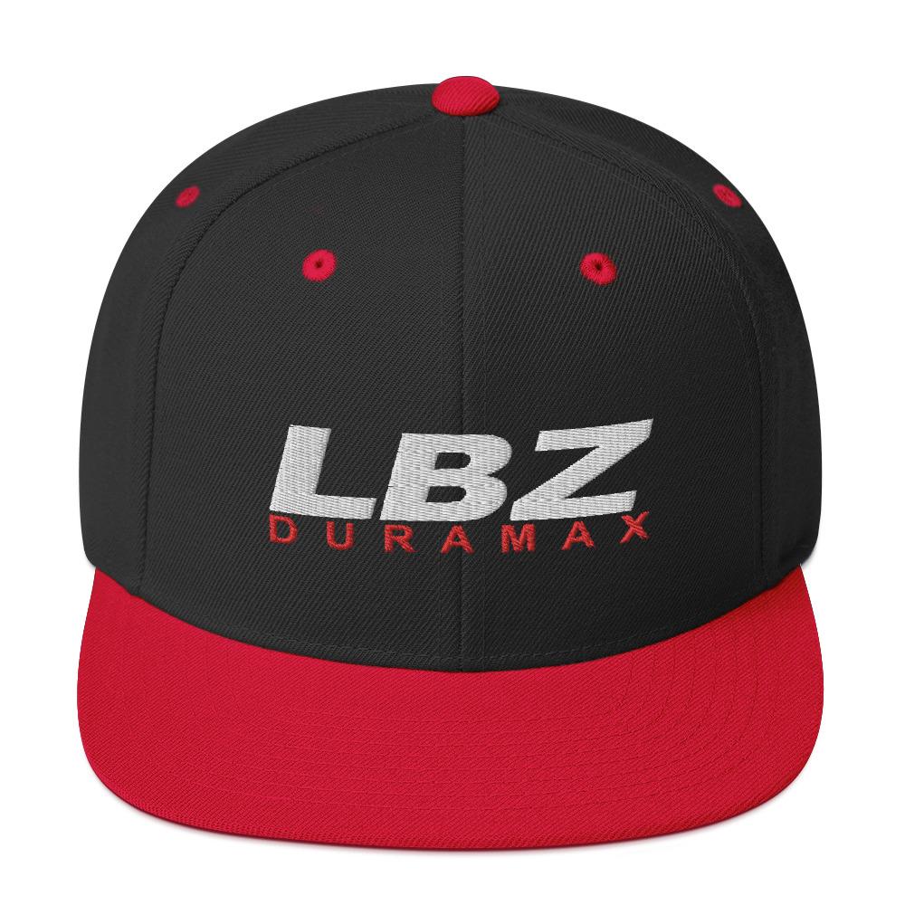 LBZ Duramax Snapback Hat-In-Black/ Red-From Aggressive Thread