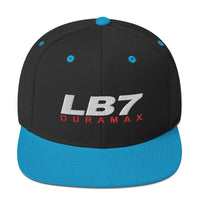Thumbnail for LB7 Duramax Snapback Hat-In-Black/ Teal-From Aggressive Thread