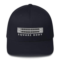 Thumbnail for Square Body Chevy Hat | Squarebody Trucker Cap | Aggressive Thread Diesel Truck Apparel