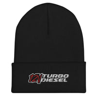 Thumbnail for 12v Winter Hat Cuffed Beanie-In-Black-From Aggressive Thread