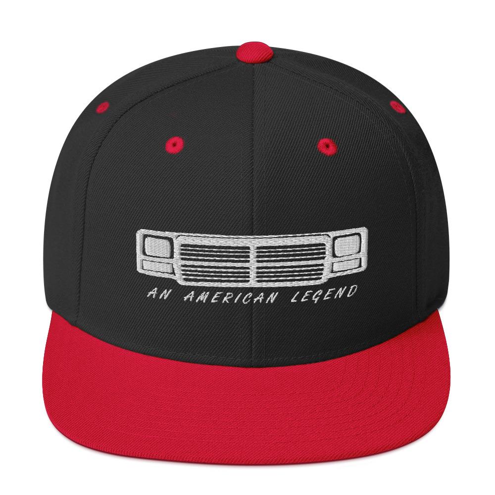 First Gen Snapback Hat-In-Black/ Red-From Aggressive Thread