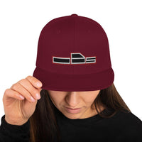 Thumbnail for OBS Hat Snapback Hat-In-Maroon-From Aggressive Thread